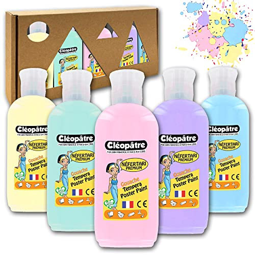 CLEOPATRE - Lote de 5 botellas de Nefertari Pastel Gouache en 100ml