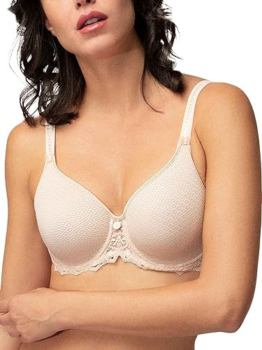 Empreinte Women's Cassiopee Seamless Spacer Foam Underwire Bra, 40151, Creamy Beige, 30G