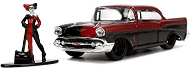 Jada Toys DC Harley Quinn 1957 Chevy Bel Air 1:32, 253253014