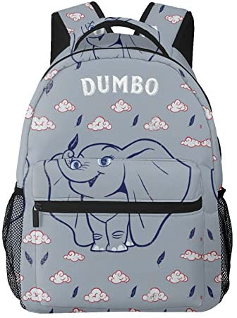 Lawenp Tasche für Dumbo Rucksäcke Funktion College Canvas Büchertasche Reisen Wandern Camping Outdoor Canvas Daypack für Damen Herren