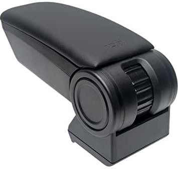 Rati Armster 3 Armlehne kompatibel für DACIA SPRING 2021-2024 [schwarz,vegan Leder] nachrüstbare Mittelarmlehne mit Staufach