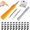 Doorbell Replacement Screws and Screwdriver Kit, T6, T15, SL2.0, PH2 Double-Ended Screwdriver Tool with 40 PCS Screws for Most Models of Video Doorbell