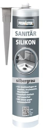 Primaster Sanitär Silikon silbergrau 310 ml Dichtstoff