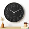 Mesybveo Wanduhr, 30 cm, leises Quarzwerk, modernes minimalistisches Design