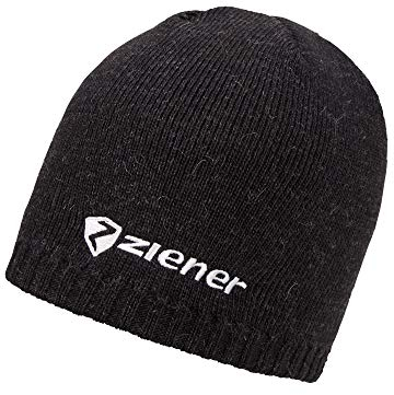 Ziener Herren IRUNO Mütze/warm, gestrickt, Wolle, Black, Usex