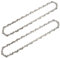 Verda Kettensäge + 2x Stück Sägekette Partner 35cm Kette 3/8 1,3mm Hochwertige Ketten für Benzin- & Elektro-Kettensägen, Langlebig & Scharf, Passend für Partner (2x Sägekette)
