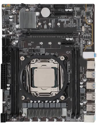 X99-CPU-Motherboard-Set, DDR4-Computer-Motherboard E5 2670V3 CPU mit Dual DDR4 Bis zu 128 G, Mehrere Schnittstellenerweiterungen für PC