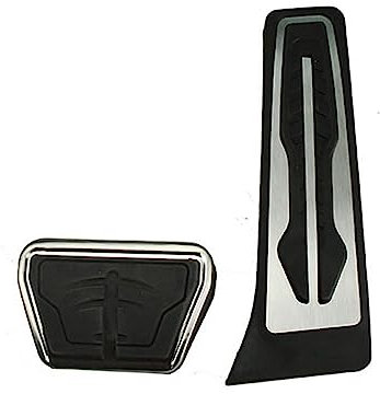 HUAKU Passend for BMW 1 2 3 4 5 6 7 Serie. Passend for GT X3 X4 X5 X6 Z4 F10 F15 F30 F31 F34 G30. Passend for at Gas Kraftstoff Bremse Fußstütze Pedalplatte Pad Zubehör (Color : Gas Brake)