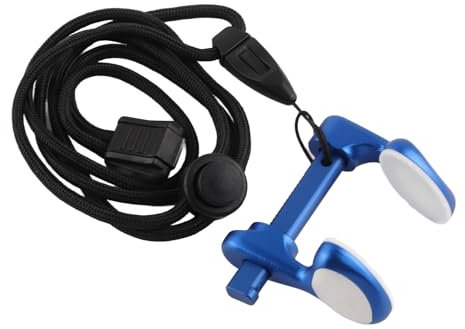 Pince-nez Antidérapant en Silicone pour la Plongée en Apnée et la Natation de Compétition – Équipement d'entraînement d'égalisation de la Pression Auditive en Alliage