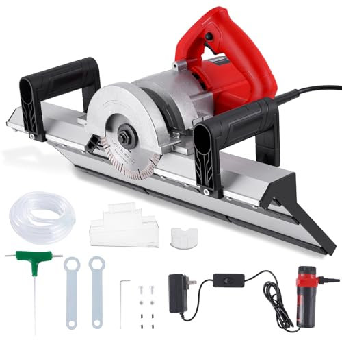 Electric Tile Chamfering Machine 45 Degree Ceramic Tile chamfering Cutter Tile Bevel Cutter Tile Chamfering Tool for Cutting Large Ceramic Stone with Sprinkler System