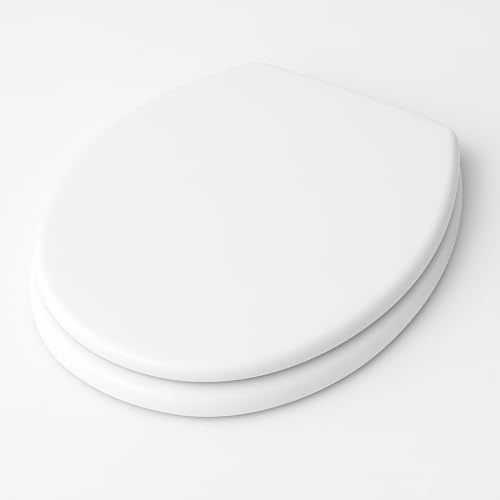 HOMELINE WC-Sitz Duroplast mit Absenkautomatik - antibakteriell - 44,5 x 37,7 x 2 cm - 4057984013379