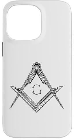 Freimaurer Symbol Winkel & Zirkel Winkelmaß Freimaurerei Hülle für iPhone 14 Pro Max