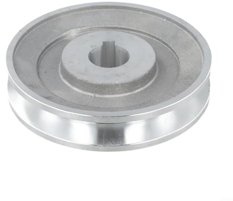 Eawfgtuw Riemenscheibe für Aluminium-A-Motoren, 100 mm Durchmesser mit 19 mm und 24 mm Innendurchmesser und 6 mm/8 mm (97 x 19)