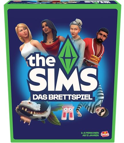 Goliath - THE SIMS DAS BRETTSPIEL | Spiel basierend auf den Videospielen – Familienspiel für Kinder ab 12 Jahren – Gesellschaftsspiel für 2 - 5 Spieler