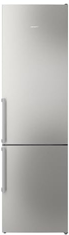 Siemens iQ300 Freistehende Kühl-Gefrier-Kombination 203 x 60 cm, KG39NVICV, 260 L Kühlen & 103 L Gefrieren, Total noFrost, Nahtlose Platzierung, hyperFresh 0°C Schublade, LED-Beleuchtung, Edelstahl