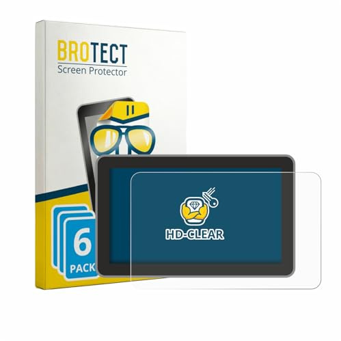 BROTECT Schutzfolie für Bambu Lab H2C | 6 Stück Transparenter Displayschutz Made in Germany Klare Displayschutz-Folie Clear Einfache Montage Case-Friendly