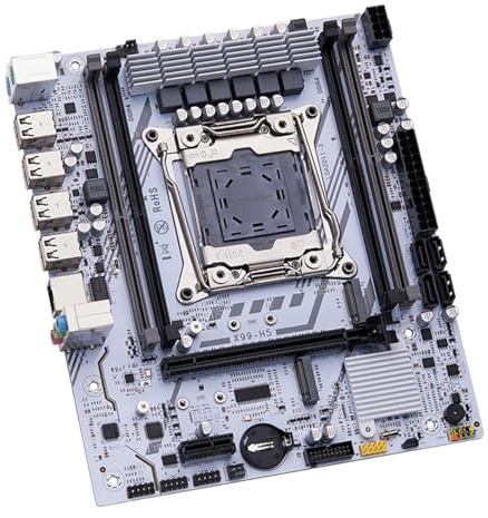 Kit set scheda madre X99 LGA2011-3 E5 2650 V4 2 pezzi * 8 GB = 16 GB DDR4 RAM USB PCI 3.0 NVME M.2 SATA M-ATX(Motherboard+CPU)