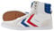 hummel Unisex Slimmer Stadil High Top, White Blue Red Gum 63 511 9228, 43 EU