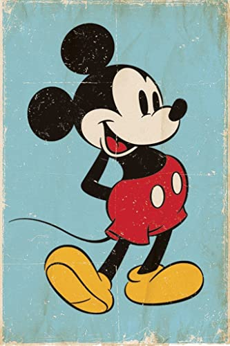 Mickey Mouse 'Retro' Maxi Poster,61 x 91.5 cm