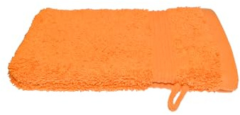 Julie Julsen Waschlappen in 23 Farben erhältlich weich und saugstark 500gsm Öko Tex Orange 15 x 21 cm