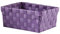 MSV Aufbewahrungskörbchen Aufbewahrungskorb Aufbewahrungsbox Organizer Badkorb 19x14x8 cm - Lila