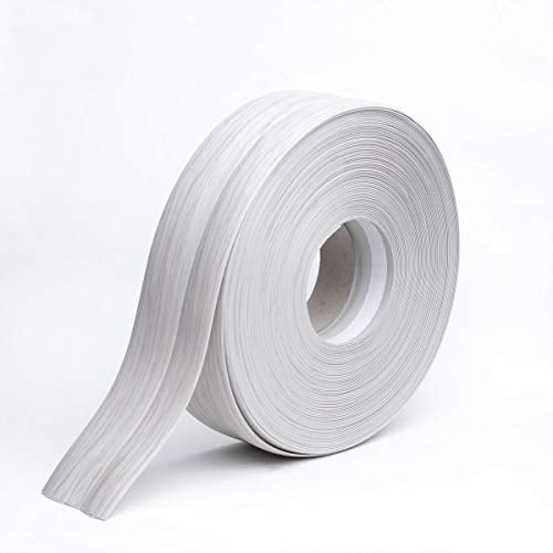 Weichsockelleiste - 32x23mm - selbstklebend - 25m Rolle (Birke/Eiche Weiß)