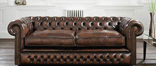 jvmoebel Chesterfield 3 Sitzer Big Sofa Couch Textil Samt Polster Sofas Leder Couchen Neu
