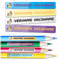 60 x Namensaufkleber Wunschname personalisiert je 4,5x0,6cm Aufkleber mit Kinder Name Beschriftung Schule Kindergarten Stifte Sticker (Nr. 06 Pferd, Für schmale Oberflächen)