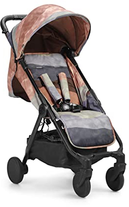 Elodie Details Mondo Stoller® Buggy von Geburt bis 4 Jahre (22 kg) - Liegeposition, Einhand-Faltung und -Steuerung, Leichter Kinderwagen in Kabinengröße - Winter Sunset