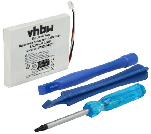 vhbw Akku kompatibel mit Apple iPod Photo M9586KH/A, M9586FE/A, M9586J/A, M9586CH/A MP3-Player Musik Player (900 mAh, 3,7 V, Li-Ion)