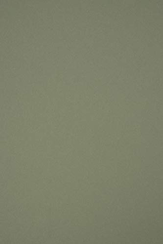 Netuno 10 hojas de cárton oliva A4 210x297 mm 250g Materica Verdigris papel reciclado ecológico doble cara para manualidades tarjetas invitaciones boda scrapbooking cubiertas de libros cajas tarjetas