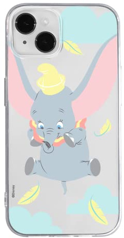 ERT GROUP Handyhülle für Apple iPhone 14 Plus Original und offiziell Lizenziertes Disney Muster Dumbo 014 optimal an die Form des Handy angepasst, teilweise transparent