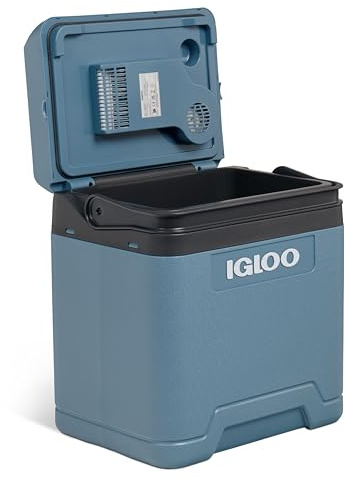 IGLOO IE27 DC - Tragbare Thermoelektrische Kühlbox 27L - 12V - Bis 20 °C unter Umgebungstemperatur - Mini Kühlschrank, Gefrierbox für Camping, Auto