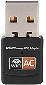 USB WiFi Adapter,Dual Band 802.11AC 600M Wireless Network Card USB WiFi Adapter Built in PCB Antenna Supports Windows 11, 10, 8.1, 8, 7, XP/Mac OS X 10.9-10.14