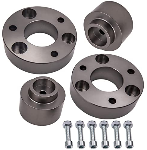 WINVOX Für Dodge Für Ram 1500 4WD 2009-2019 Leveling Lift Kit 2,5 vorne 2 Hintere Abstandshalter Aluminium Spurverbreiterungen