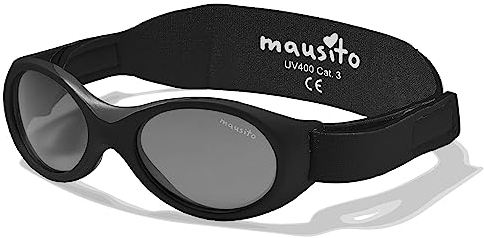 Mausito lunettes de soleil bébé 0-18 mois garçon I MEILLEUR CHOIX lunette soleil bébé 100% PROTECTION UV I sans BPA I FLEXIBLES & SOUPLES avec bandeau ajustable I Design européen pour enfants