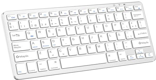 KARFUN Teclado Bluetooth para iPad 10th,Compatible con iPad 10.9'/10.2'/9.7', iPad Pro 11'/iPad Pro 12.9', iPad Air/iPad Mini/iPhone,Teléfono Inteligente,Computadora Portátil,Windows/Android/iOS