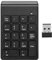 Frefgikty Teclado numérico inalámbrico de 18 teclas con mini receptor USB de 2.4 G, almohadilla numérica para laptop, portátil, escritorio
