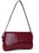GSenhui Handtasche Damen Retro Achseltasche PU Unterarmtasche Leder Schultertasche Tote Umhängetasche Klein Hobo Tasche Crossbody Bag Rot für Schule Täglich Arbeiten