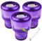 Fousenuk 3 Pezzi filtro dyson Compatibile con Dyson V11 SV14 V15, parti di ricambio per filtri per aspirapolvere Animal Torque Drive, filtro hepa,filtro absolute extra,Numero sostituzione 970013-02