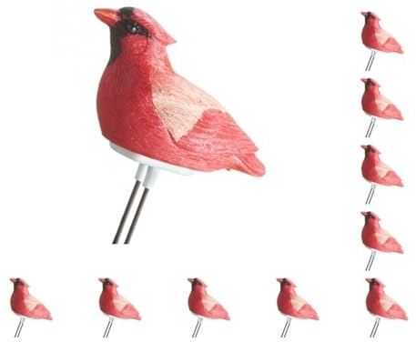 Leisurealeaneag Juego de 10 medidores de humedad de suelo de resina para pájaros en maceta, probador de humedad para bonsái, instrumento de prueba de humedad para interiores, jardín, granja,