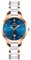 rorios Damen Edelstahl Armbanduhren Quarzwerk Uhr Classics Kleider Damenuhren Keramik Armband Uhren Leuchtend Analog für Uhr Frauen Blau