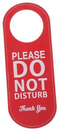 ULTECHNOVO Elenco hotel Segnali per porta del bagno Segnali per il bagno Segni per dormire Cartello per riunioni Cartello per ufficio Privacy Cartello Non Disturbare per Ufficio Doppio Lato Gancio
