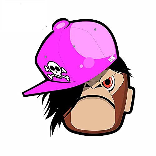 13cmx12m für Emo Style Monkey Lustige Autoaufkleber Street Art Decals Kid s