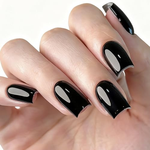 KANORINE 15 ml Gel Nail Polish,Black Colour coat gel polish uv led, Soak Off UV-LED Gel Varnish Nail Art Manicure Salon DIY for Professional, Salon & Home