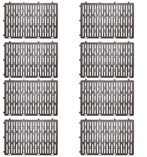 Lot de 8 protections de tronc d'arbre en plastique résistant aux intempéries, 20 cm de hauteur pour la sécurité des plantes (couleur matcha)