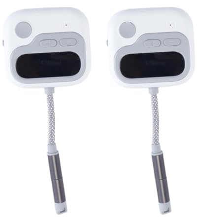 Durlo Adaptador Bluetooth para avión para 2 auriculares, transmisor y receptor Bluetooth 5.4 para TV a auriculares inalámbricos, doble enlace de baja latencia de 3,5 mm