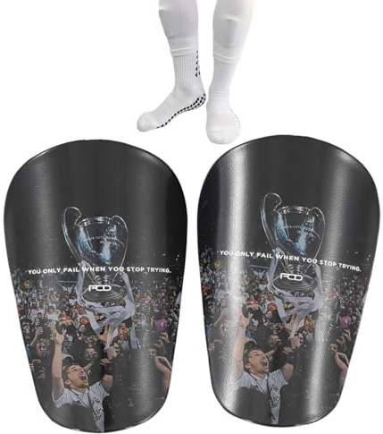 Mini Football Shin Pads, 2 Stück Schienbeinschoner, Kleine Schienbeinschoner Fußball, Schutzausrüstung für Männer, Frauen, Jungen, Mädchen, Erwachsene, Fußballzubehör