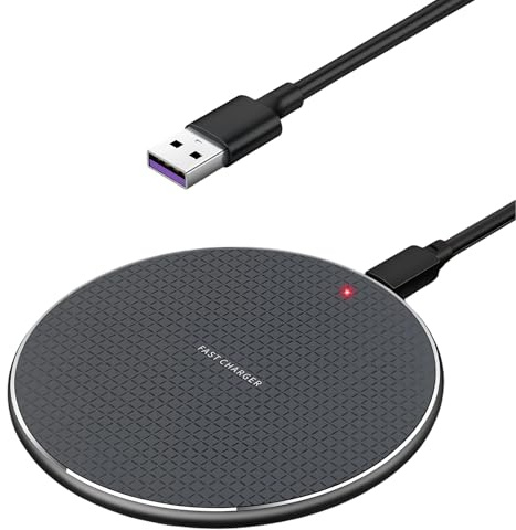 35W Fast Wireless Charger Qi Charging Pad, Black | Universal Wireless Charging Station for Phone 16/15/14/13/12/11 & Sam su ng Ga lax y S25/S24/S23/S22/S21, Phone Charging Pad