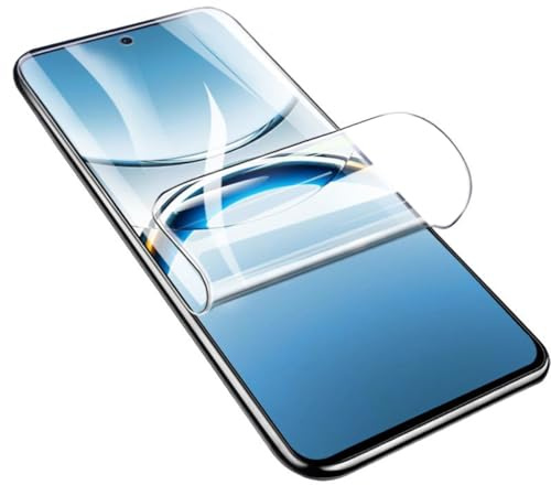 Negugew 2 Piezas Protectores de Pantalla para Realme 12 Pro, Película de Hidrogel Ultrafina de TPU Suave Sensible al tacto